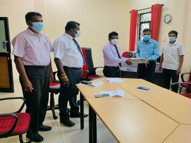 District Child Care Services Centre donated Computers to Child Development Centres-16.09.2021